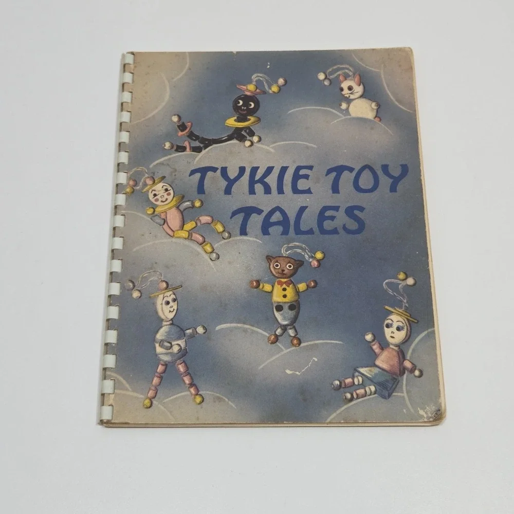 TYKIE TOY TALES no. 208 Virginia & Don Saunders 1946 Collector Vtg Book